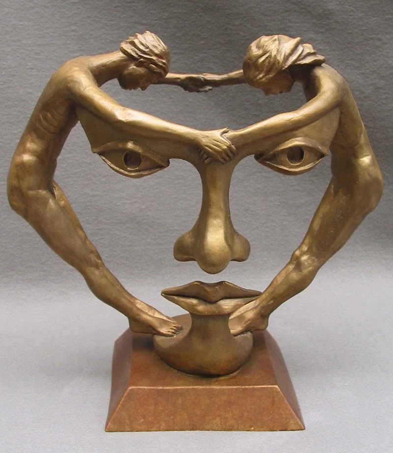 Surreal sculpture by Michael Alfano